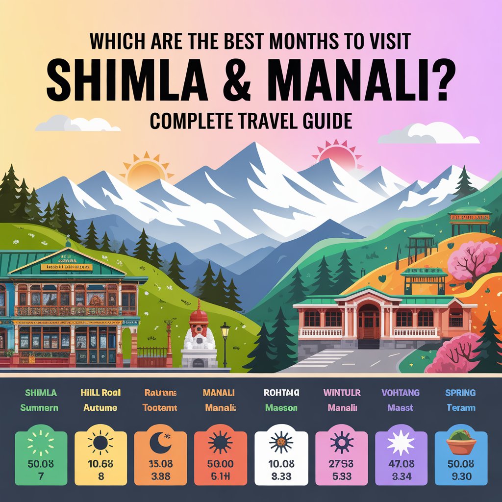 Best time to visit Shimla and Manali