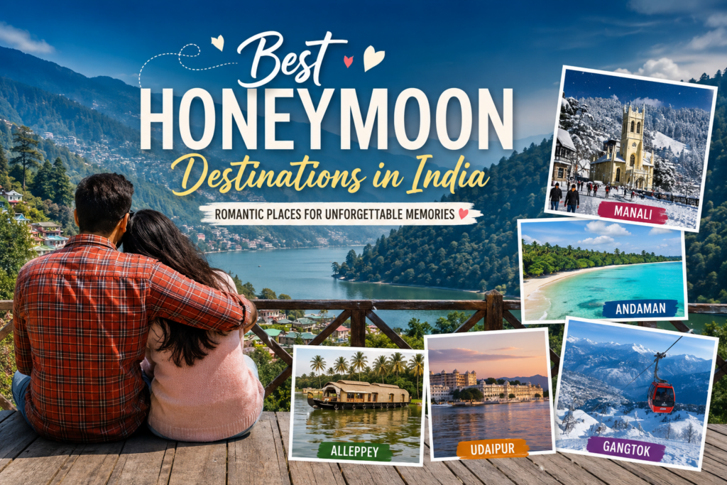 best honeymoon destinations in india